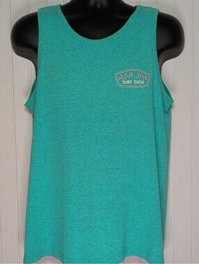 Ron Jon Surf Shop Turquoise Tank Top Medium